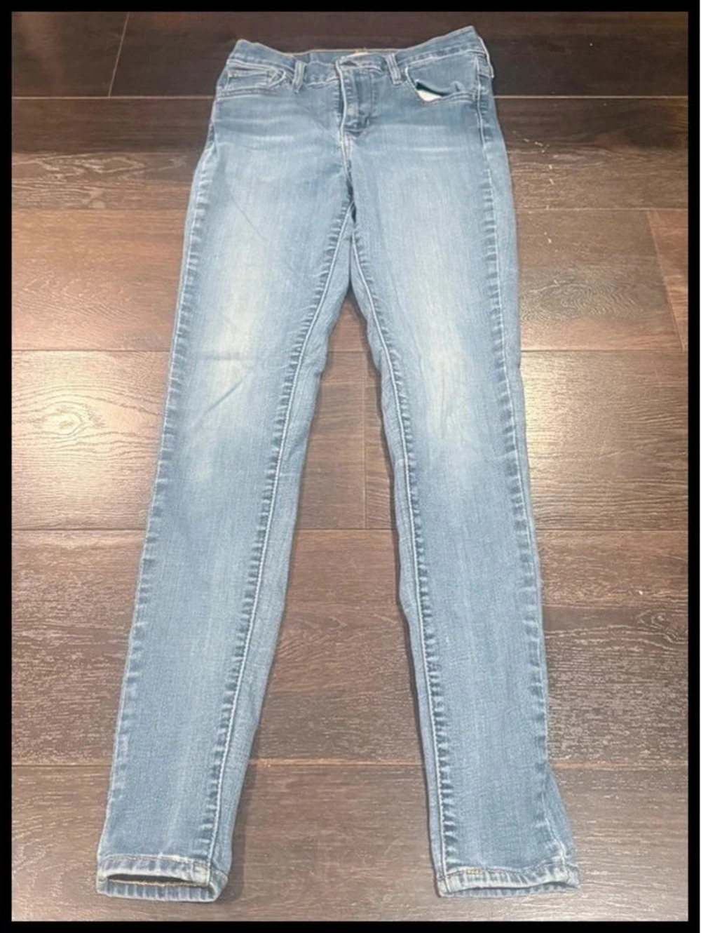 Levi’s 720 High Rise Super Skinny Women’s Jeans W25 L30 Light Wash Stretch 135